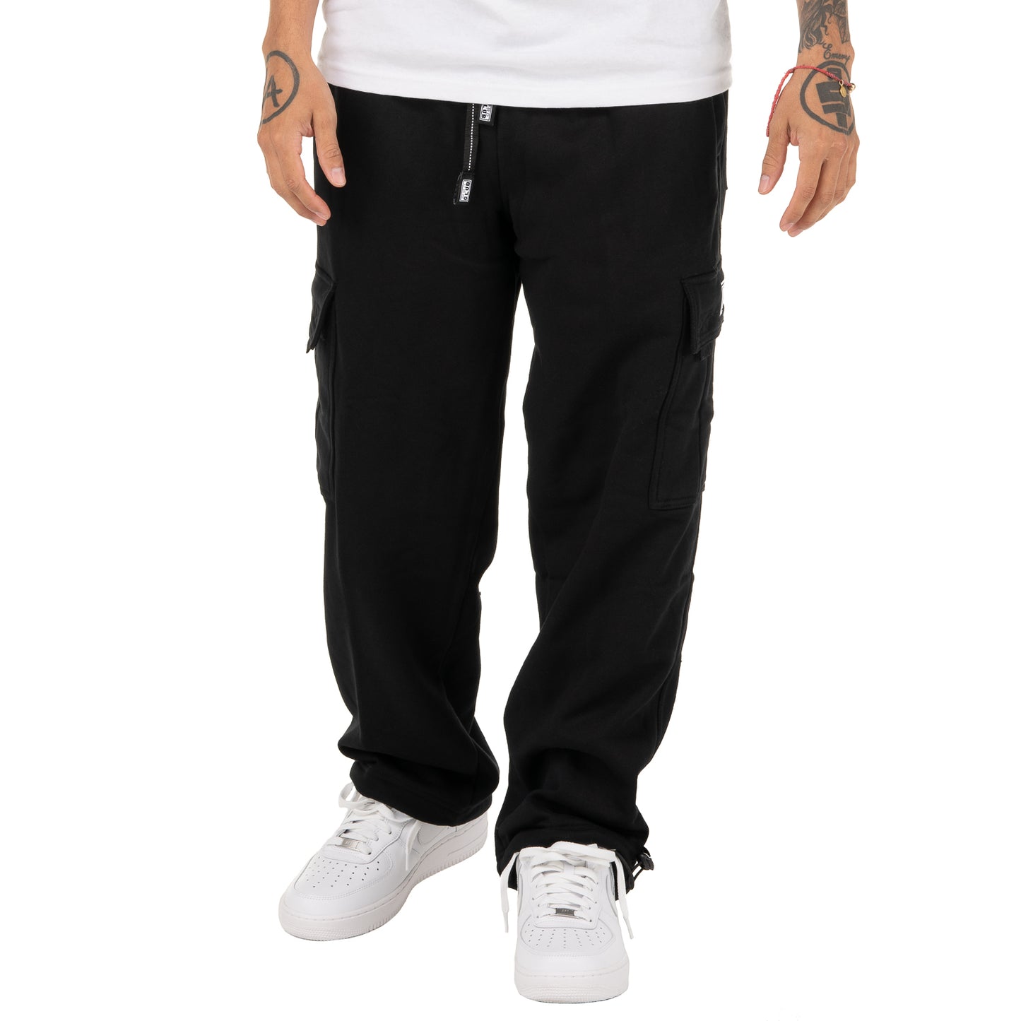 BLACK FLEECE CARGO PANTS