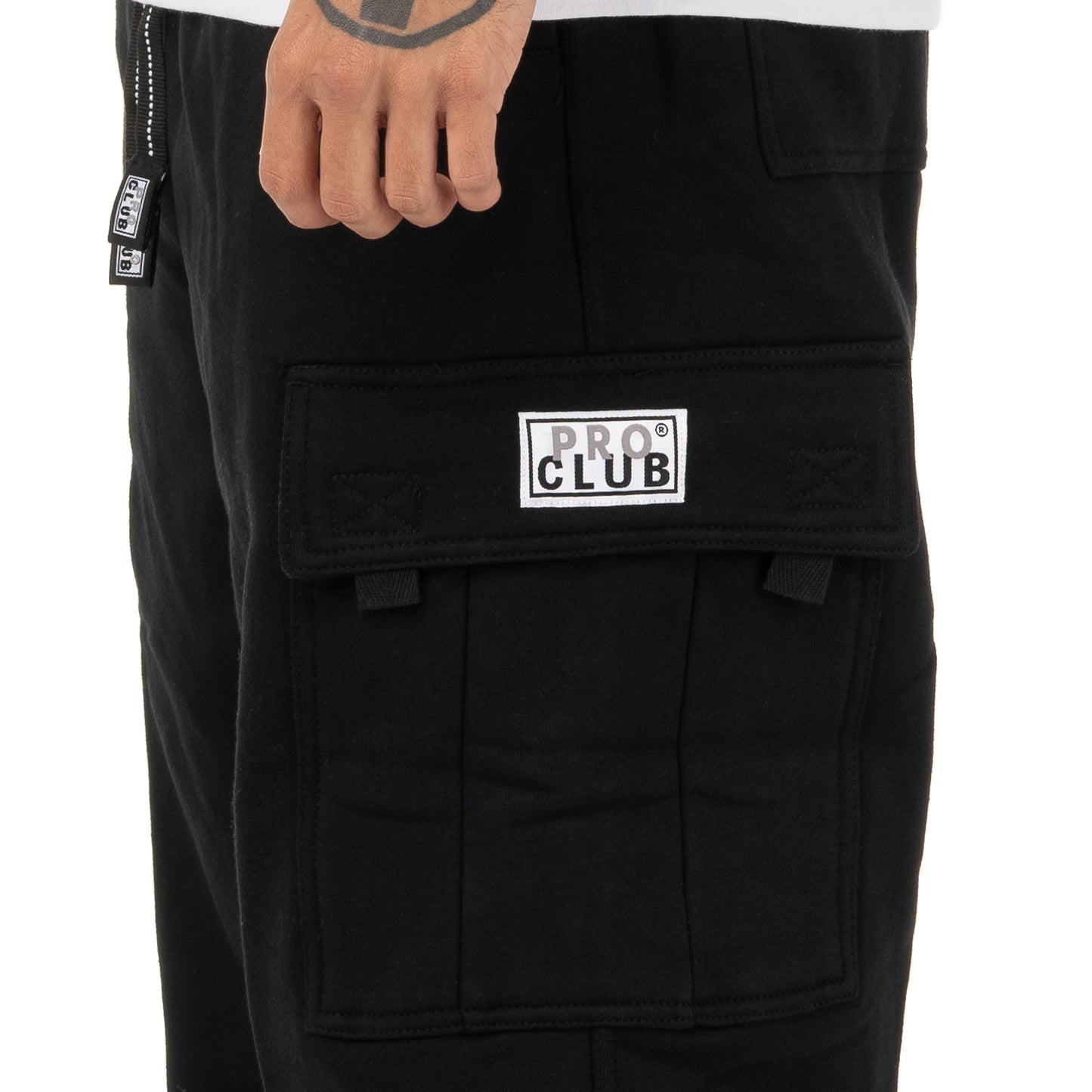 BLACK FLEECE CARGO PANTS