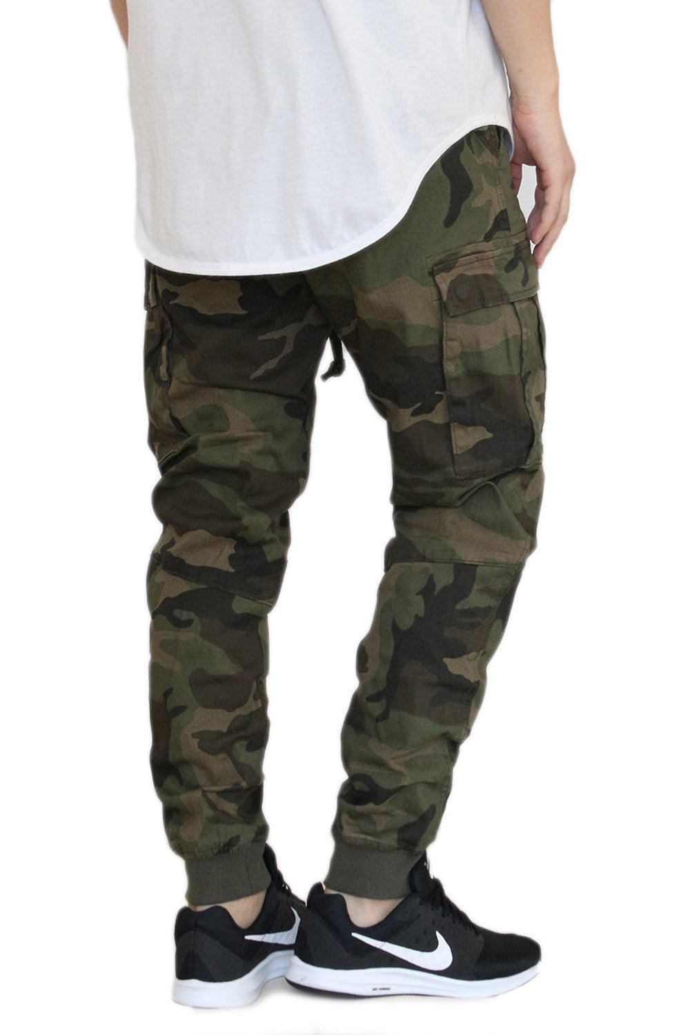 CAMO SOFT CARGO TWILL JOGGERS