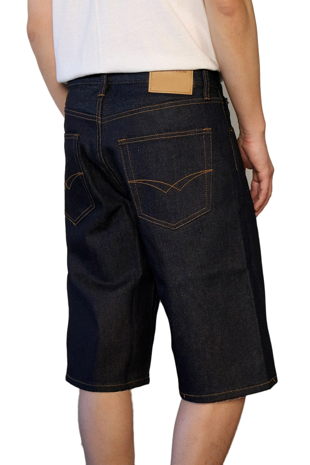 Raw Indigo Regular Fit Denim Shorts