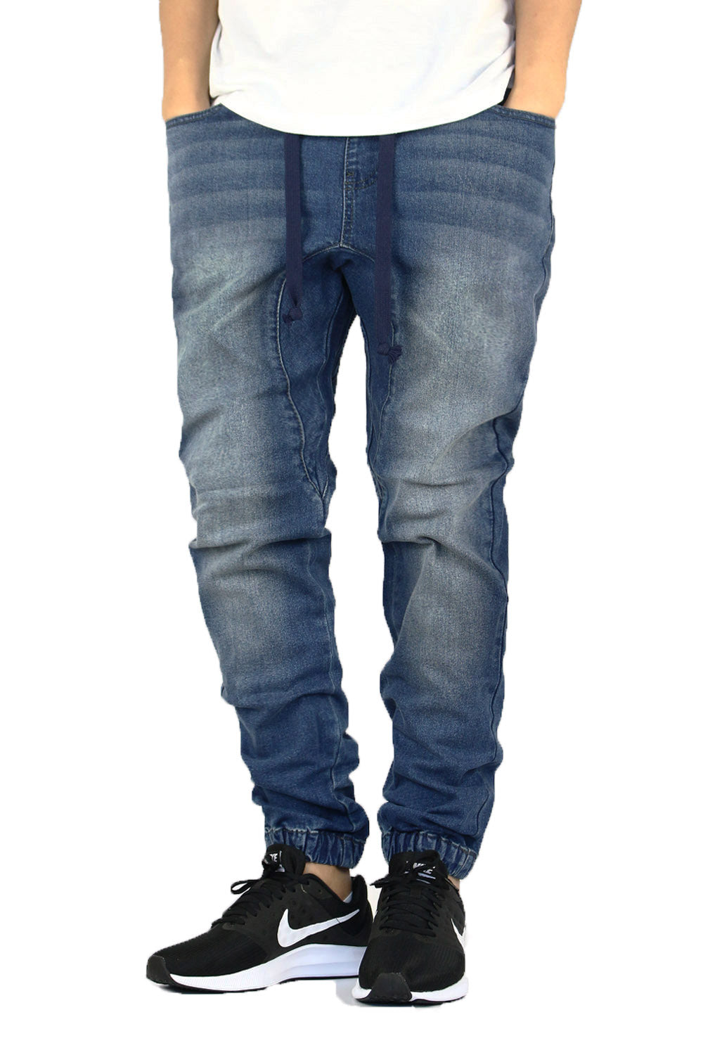 DK INDIGO SLIM FIT DENIM JOGGERS