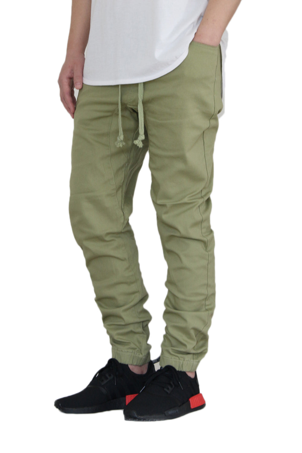JADE SLIM FIT TWILL JOGGERS