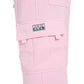 PINK FLEECE CARGO PANTS