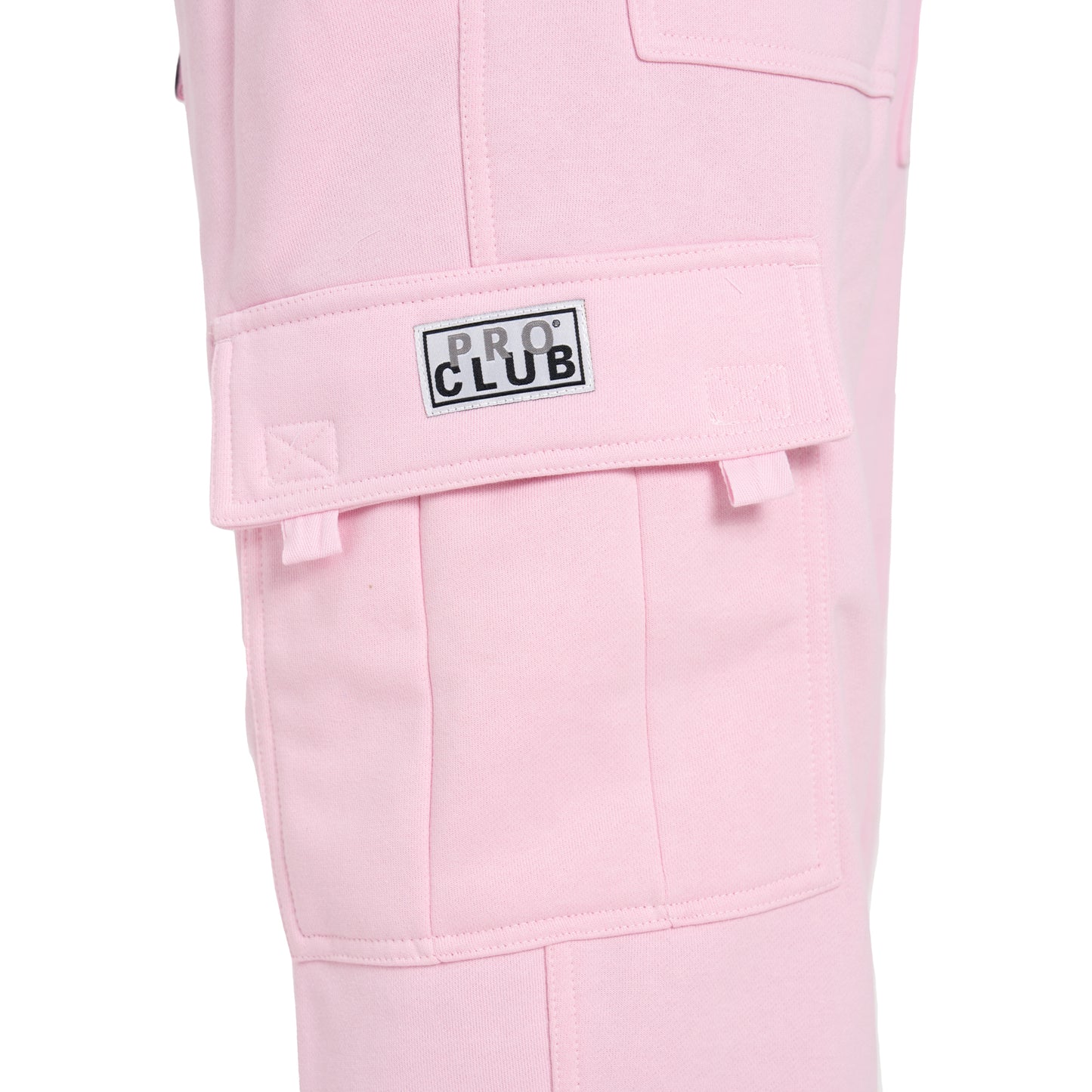 PINK FLEECE CARGO PANTS