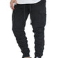 BLACK SOFT CARGO TWILL JOGGERS