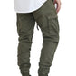 OLIVE SOFT CARGO TWILL JOGGERS