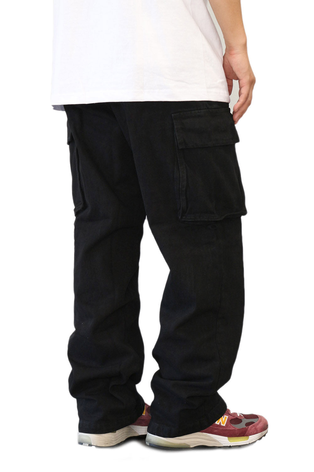 BLACK ROY BAGGY FIT CARGO PANTS