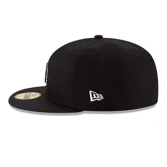 LA Dodgers Black/White/Black Cap