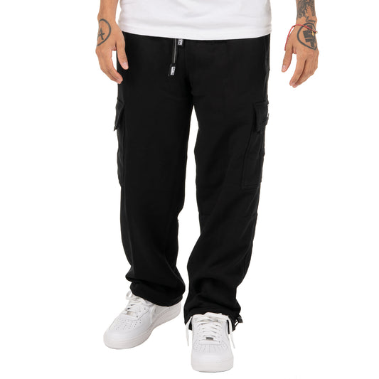 BLACK FLEECE CARGO PANTS