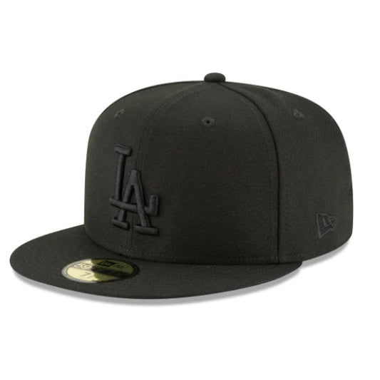 LA Dodgers Black/Black Cap