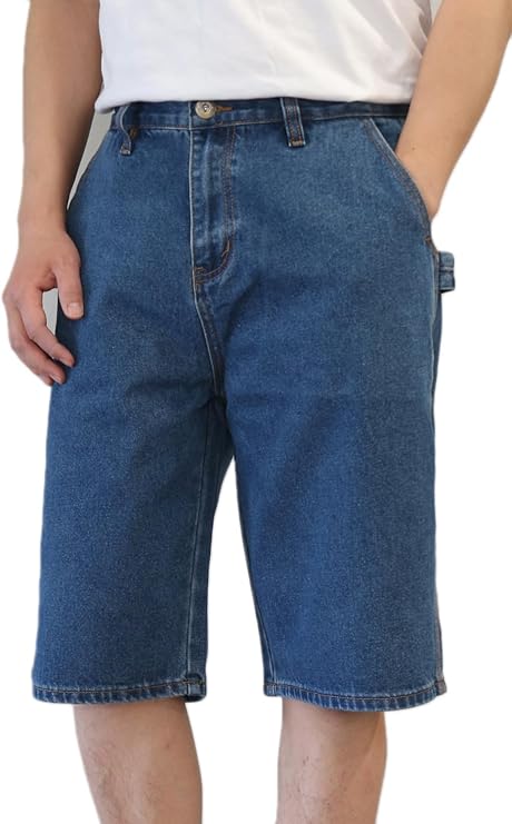 DK Blue Regular Fit Carpenter Shorts