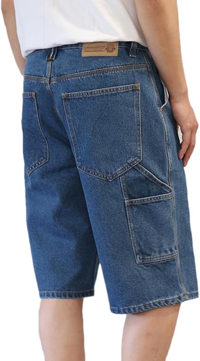 DK Blue Regular Fit Carpenter Shorts