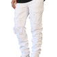 WHITE BILLY DISTRESSED JEANS
