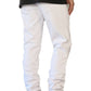 WHITE BILLY DISTRESSED JEANS