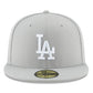 LA Dodgers Gray/White Cap