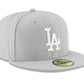 LA Dodgers Gray/White Cap