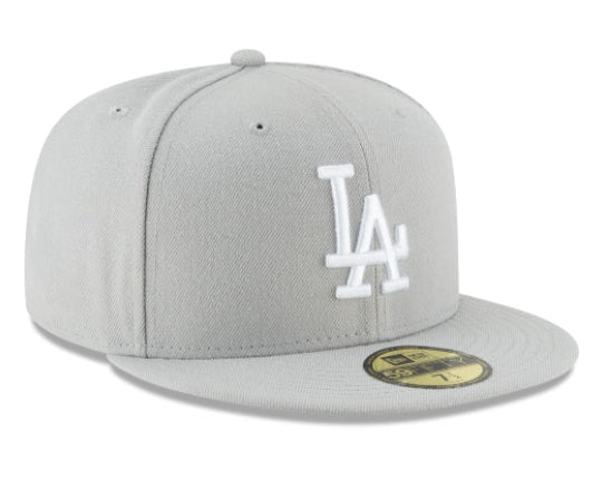 LA Dodgers Gray/White Cap