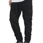 BLACK CARGO TWILL JOGGERS