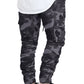 BLACK CAMO CARGO TWILL JOGGERS
