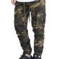 OLIVE CAMO CARGO TWILL JOGGERS