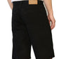 Black Regular Fit Denim Shorts