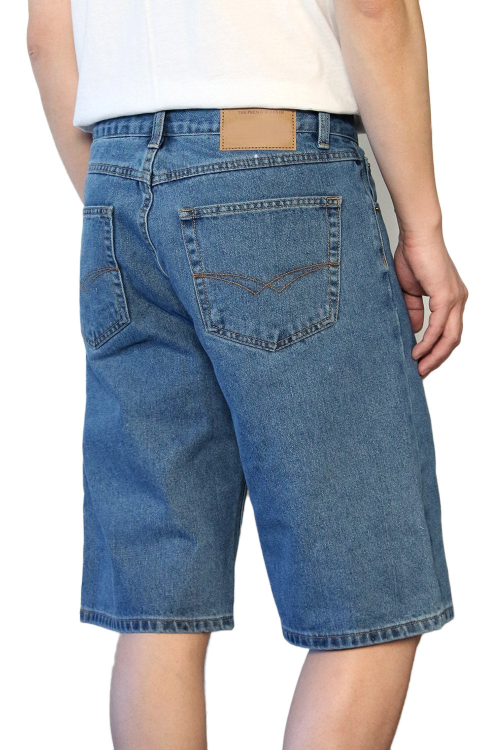 DK Blue Regular Fit Denim Shorts