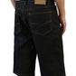 Raw Black Regular Fit Denim Shorts