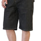 Raw Black Regular Fit Carpenter Shorts