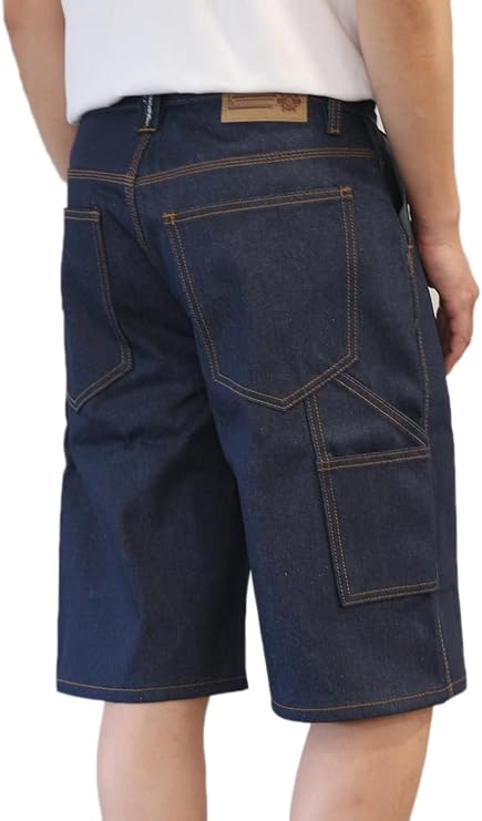 Raw Indigo Regular Fit Carpenter Shorts