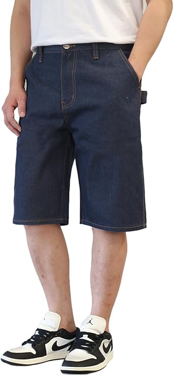 Raw Indigo Regular Fit Carpenter Shorts