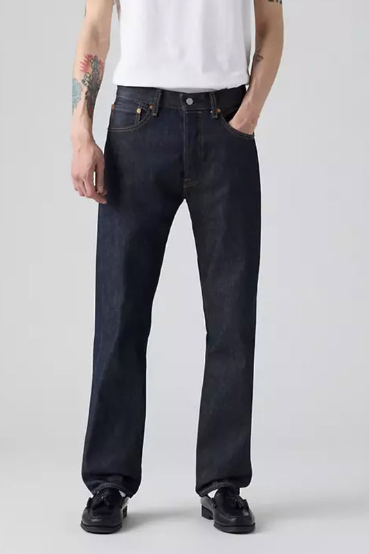 Levi's Rigid Indigo blue 501 Shrink to Fit Jeans