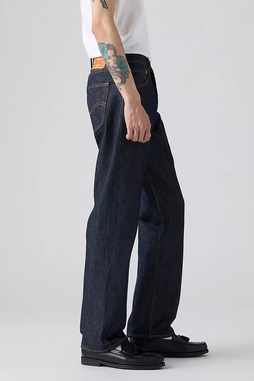 Levi's Rigid Indigo blue 501 Shrink to Fit Jeans