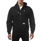 BLACK ZIP UP HOODIE JACKET