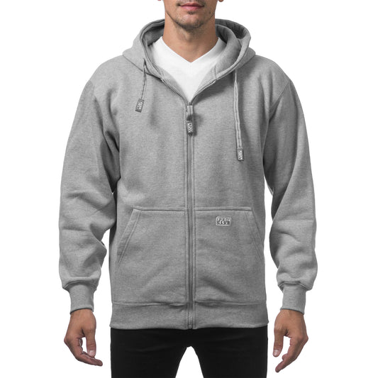 GRAY ZIP UP HOODIE JACKET